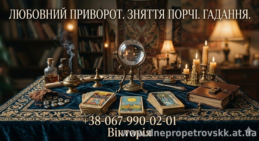 Допомога екстрасенса Івано-Франківськ. Ворожіння, любовна магія, зняття порчі та пристріту.